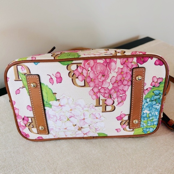 Dooney & Bourke Hydrangea Satchel and Crossbody Bag - Picture 6 of 11